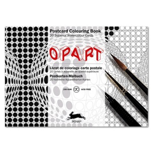 Pepin Press Postcard Coloring Book Opart