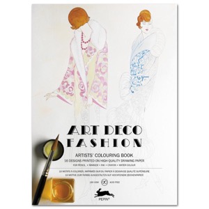 Pepin Press Artists' Coloring Book Art Deco Fashion