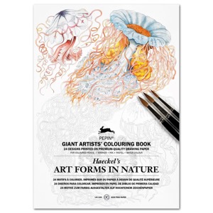 Pepin Press Giant Artists' Coloring Book Haeckel's Art Forms In Nature