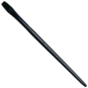 Colorificio Absolute Black Synthetic Bristle Brush Flat 10mm