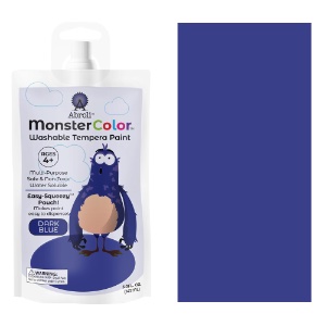Abroli MonsterColor Washable Tempera Paint 5oz Dark Blue
