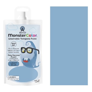Abroli MonsterColor Washable Tempera Paint 5oz Light Blue