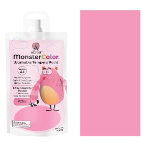 Abroli MonsterColor Washable Tempera Paint 5oz Pink