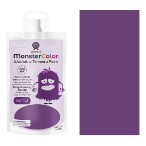 Abroli MonsterColor Washable Tempera Paint 5oz Purple