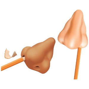 Archie McPhee Nose Pencil Sharpener