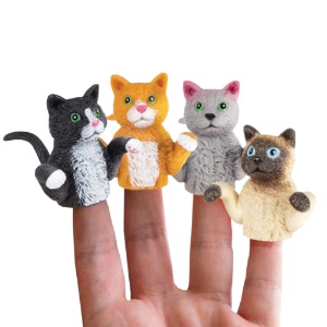 Archie McPhee Finger Puppet Cat