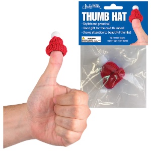 Archie McPhee Thumb Hat Red