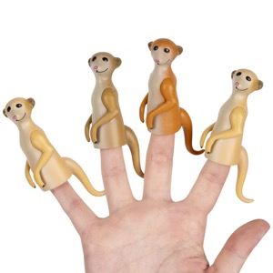 Archie McPhee Finger Puppet Meerkats