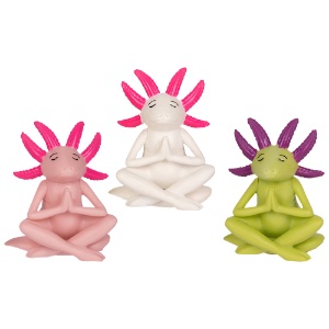 Archie McPhee Vinyl Toy Meditating Axolotls