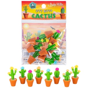 Archie McPhee Itty Bitty Cactus 8 Set