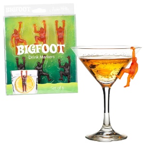 Archie McPhee Bigfoot Drink Markers 6 Set