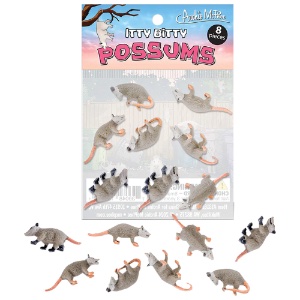 Archie McPhee Itty Bitty Possums 8 Set