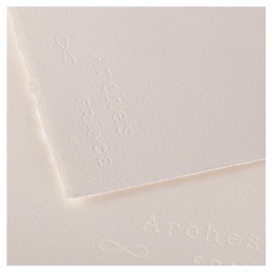 Arches Watercolor Paper Sheet 140lb 3 Pack 22"x30" Cold Press Bright White
