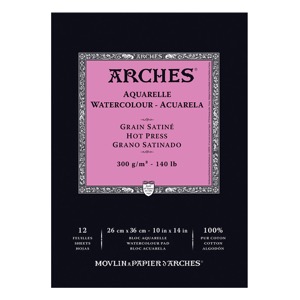 ARCHES 140HP W/C PAD 10x14