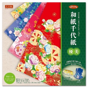 Grimmhobby Origami Washi Chiyogami Yubi 5.87" Elegance