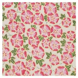 Aitoh Yuzenshi Morning Glories 19"x25" Cream