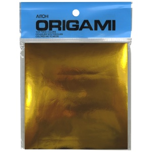 Aitoh Gold Foil Origami Paper 36 Sheets Large