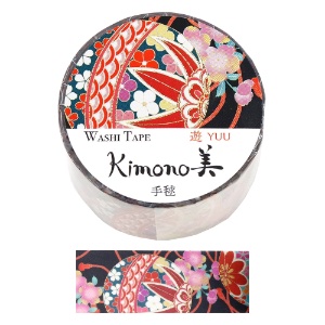 Kamiiso Kimono Beauty Washi Tape 1" Temari
