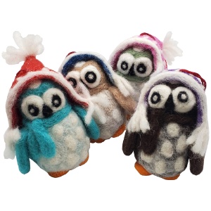 NEPALI FELTED WINTER OWL