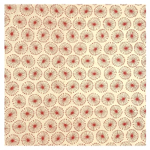 LOKTA DANDELION RED ON NATURAL