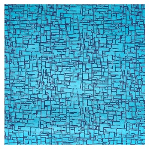 Aitoh Lokta Printed Urban Paper 19.5"x29.5" Blue/Blue