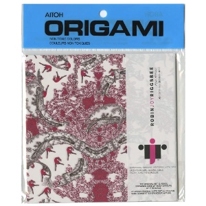 Aitoh Riggsbee Origami Paper 40 Sheets 5-7/8"x5-7/8" Assortment #4
