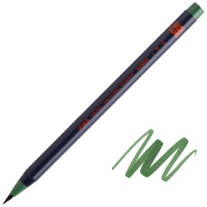 Akashiya SAI Coloring Brush Pen Dark Green