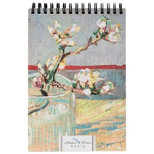 Alibabette Editions Spiral Sketchbook 100 Sheets 8"x5.25" Fleurs d'Amandier