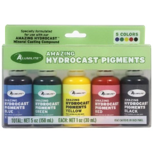 Alumilite Amazing Hydrocast Pigment 5 x 1oz Set