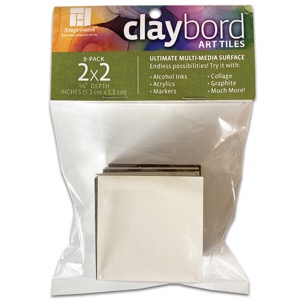 CLAYBORD SMOOTH 2x2 8pk