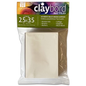 CLAYBORD SMOOTH 2.5x3.5 5pk