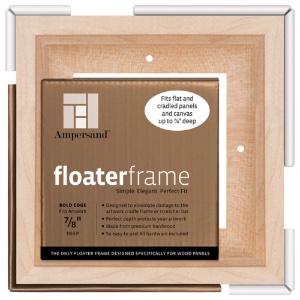 Ampersand Floater Frame Bold 7/8" 6x6 Maple
