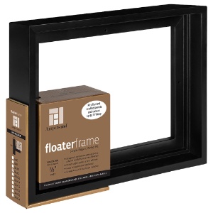 Ampersand Floater Frame Bold 7/8" 8x8 Black