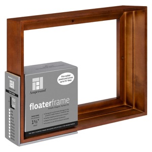 Ampersand Floater Frame Thin 1.5" 5x7 Walnut