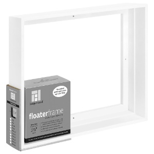 Ampersand Floater Frame Thin 1.5" 11x14 White