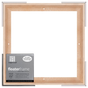 Floater Frame Thin 1.5" 12x12 Maple