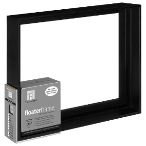 Ampersand Floater Frame Thin 1.5" 12x16 Black
