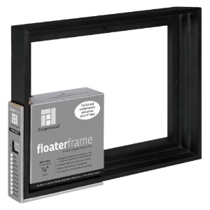Ampersand Floater Frame Thin 7/8" 8x10 Black