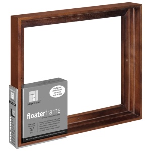 Ampersand Floater Frame Thin 7/8" 11x14 Walnut