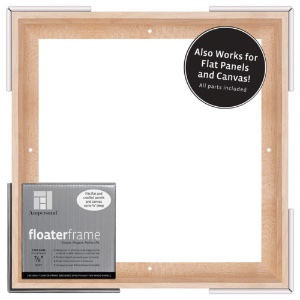 Floater Frame Thin 7/8" 12x12 Maple