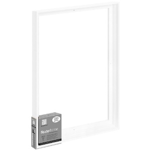 Ampersand Floater Frame Thin 7/8" 18x24 White