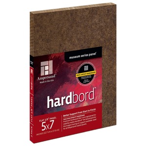 Hardbord 1/8" Flat Panel - 5" x 7" 3pk