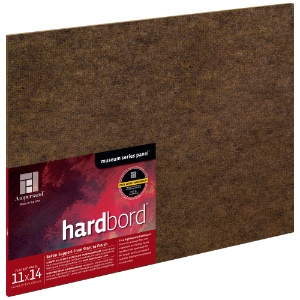 Hardbord 1/8" Flat Panel - 11" x 14"