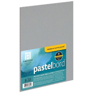 Ampersand Pastelbord Panel 1/8" Flat 8" x 10" Gray