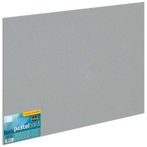 Ampersand Pastelbord Panel 1/8" Flat 18" x 24" Gray