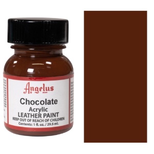 Angelus Leather Acrylic Paint 1 oz. - Chocolate