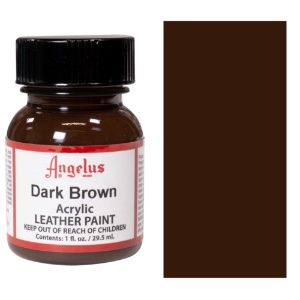 Angelus Leather Acrylic Paint 1 oz. - Dark Brown