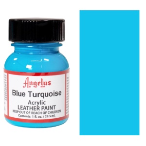 Angelus Leather Acrylic Paint 1 oz. - Blue Turquoise