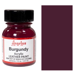 Angelus Leather Acrylic Paint 1 oz. - Burgundy