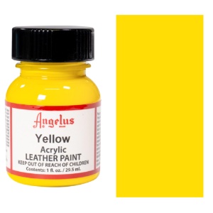 Angelus Acrylic Leather Paint 1oz Yellow